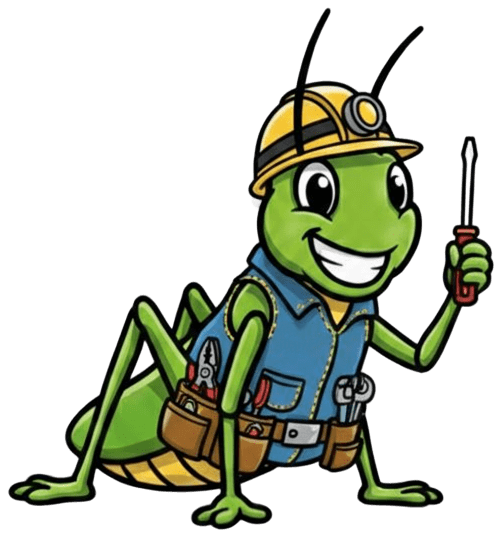 Crickene trabalhando com 4 patas e 1 braço